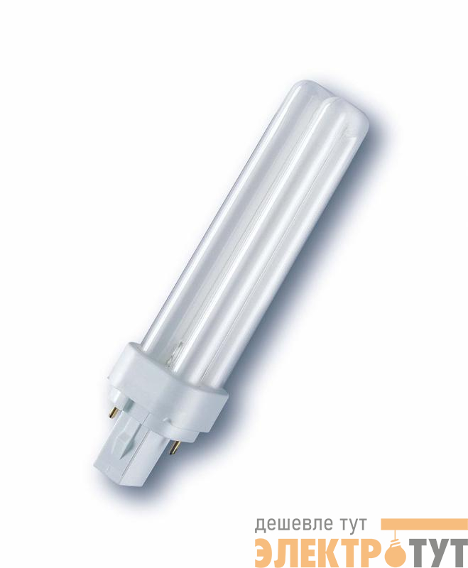 Лампа люминесцентная компактная DULUX D/E 26Вт/830 G24q-3 OSRAM 4099854122439