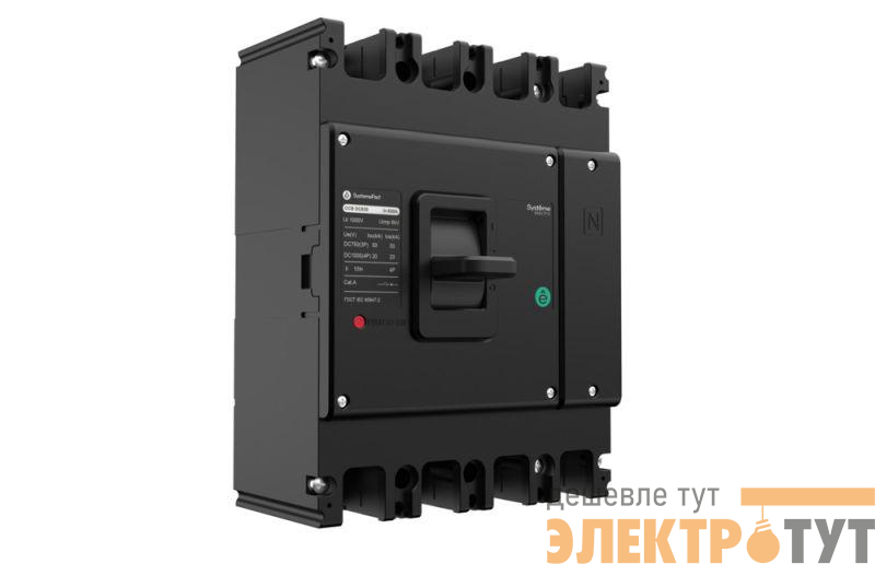 Выключатель автоматический SPD630 3P 50КА 250В пост. ток 4P 20кА 3P TMD500 630В пост. ток SE SPD6303N4B5004D