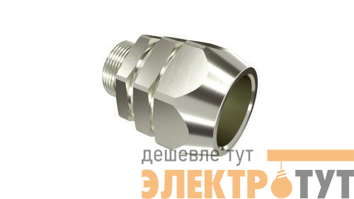 Муфта металлорукав взрывозащ. Ex e в гладкой изоляции в оплетке-коробка DN20мм M25х1.5. IP66/67 никелир. латунь DKC EXT06014-25A