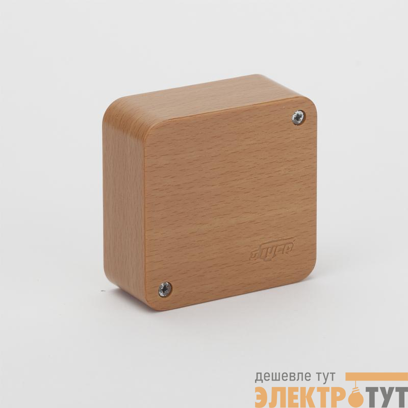 Коробка распределительная ОП 79х79х32мм IP40 бук (светл. основа) Ruvinil 65004-38М