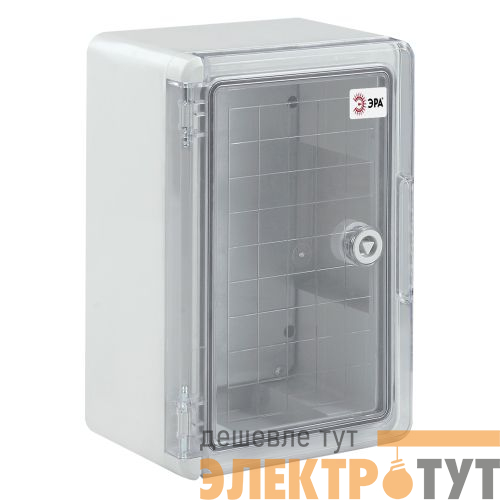 Корпус ЩМП-П 300х200х130 IK10 IP65 УХЛ1 box302013_t прозр. дверь пластик. Эра Б0052352