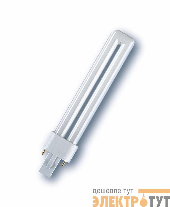 Лампа люминесцентная компактная DULUX S 9Вт/830 G23 OSRAM 4099854123528