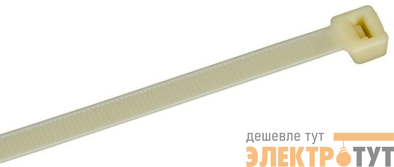 Хомут 7.6х370мм P4.6 для экстрем. высоких темп. беж. (уп.100шт) IEK UHH11-D076-370-100-K10