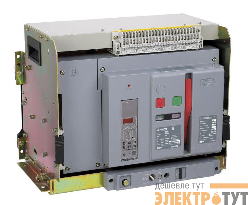 Выключатель автоматический воздушный выкатной 4P 3200А 80кА расцепитель М ВА-732 SchE 27140DEK