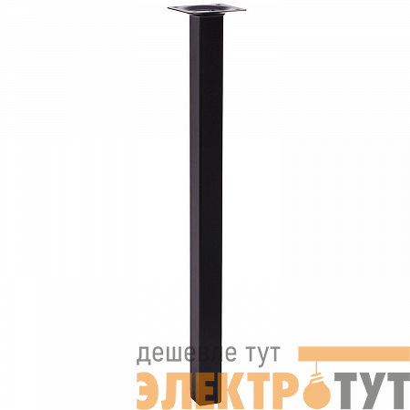 Ножка квадратная нерегулируемая 25х25х400мм метал. черн. Tech-Krep/Zitar 151258