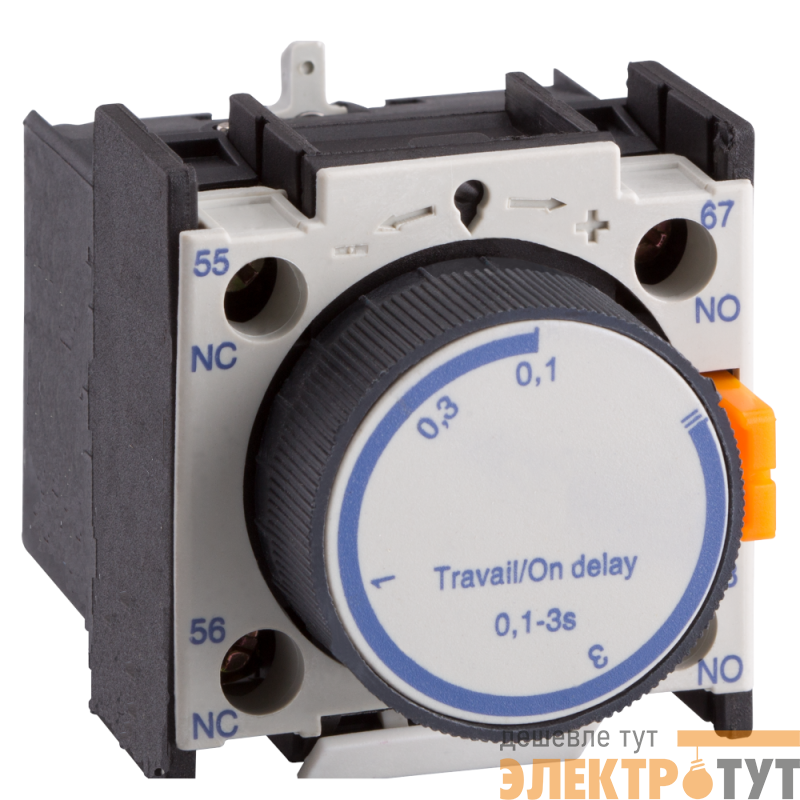 Блок дополнительный с выдержкой времени OptiStart E LAETSD на вкл 0.1-30с КЭАЗ 333080