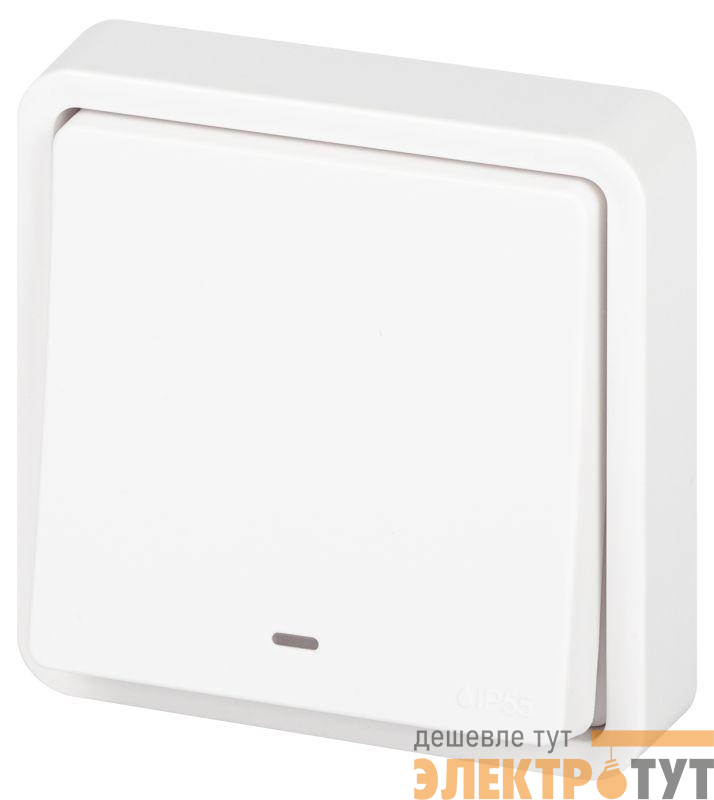 Выключатель Эксперт 11-1522-01 с подсветкой IP55 10АХ-250В СУ бел. Эра Б0063279