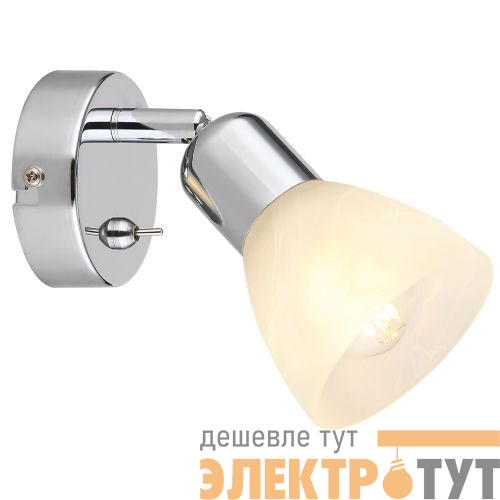 Светильник Keila 7051-701 40Вт 1хE14 настен./потолочн. спот поворотн. с выключателем Rivoli Б0054678