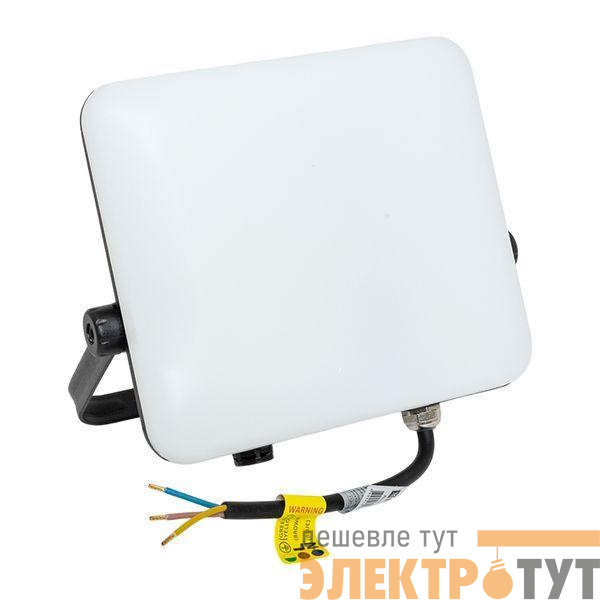 Прожектор светодиодный СДО-4004 50Вт 4000К IP65 с равномерной засветкой LUMA EKF FLL-4004-50-4000