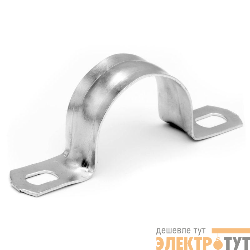 Скоба крепежная двухлапковая d63мм метал. оцинк. DKC 53362