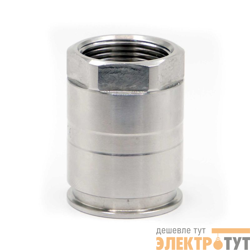 Муфта труба-коробка d40мм IP66/IP67 М40х1.5 внутренняя резьба нержавеющая сталь AISI 303 DKC 6112-40X