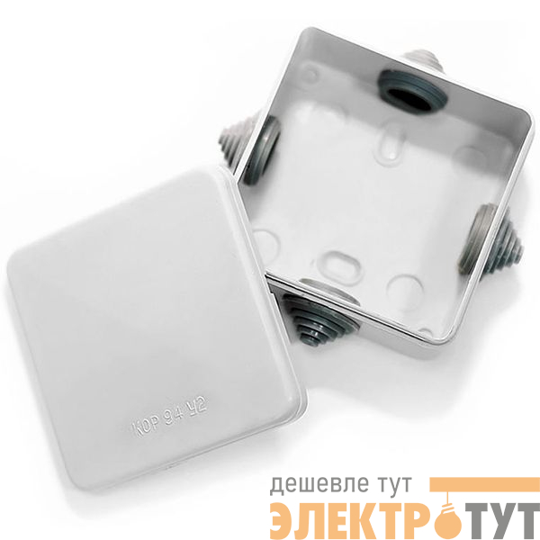 Коробка ответвительная КОР94-4М У2 4 отверстия IP43 Электротехник ET209209