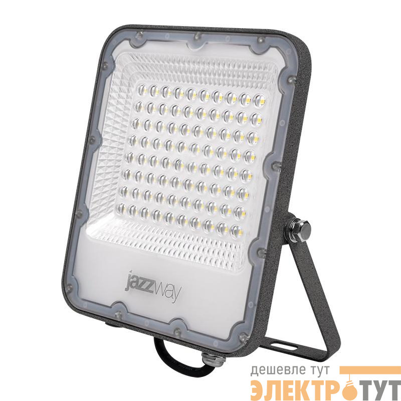 Прожектор светодиодный PFL-S4 50Вт 6500К IP65 80град. ДО с линзовым модулем Pro+ JazzWay 5036420