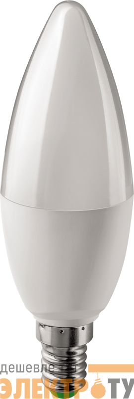 Лампа светодиодная 90 115 OLL-C37-10-230-6.5K-E14-PROMO 10Вт свеча 6500К E14 220-240В ОНЛАЙТ 90115