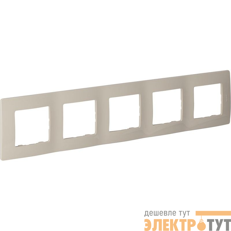 Рамка 5-м СП Etika IP20 сл. кость IEK 672515