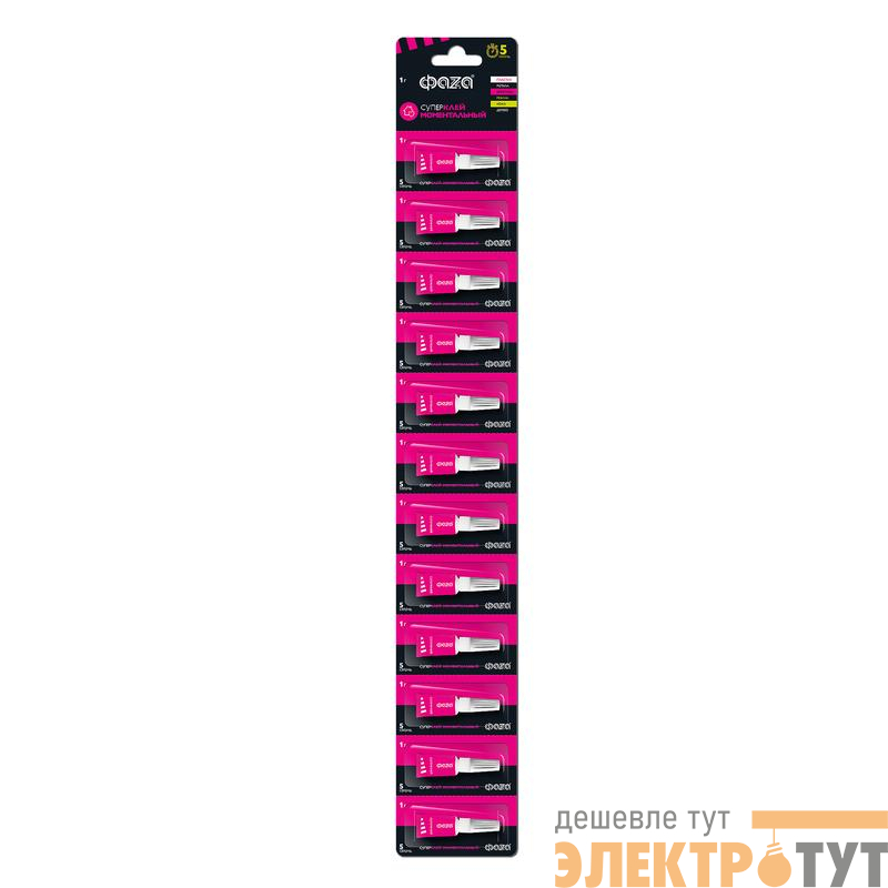 Супер-клей 1г BL-12 (лента) GSp-1x12 ФАZА 5044029