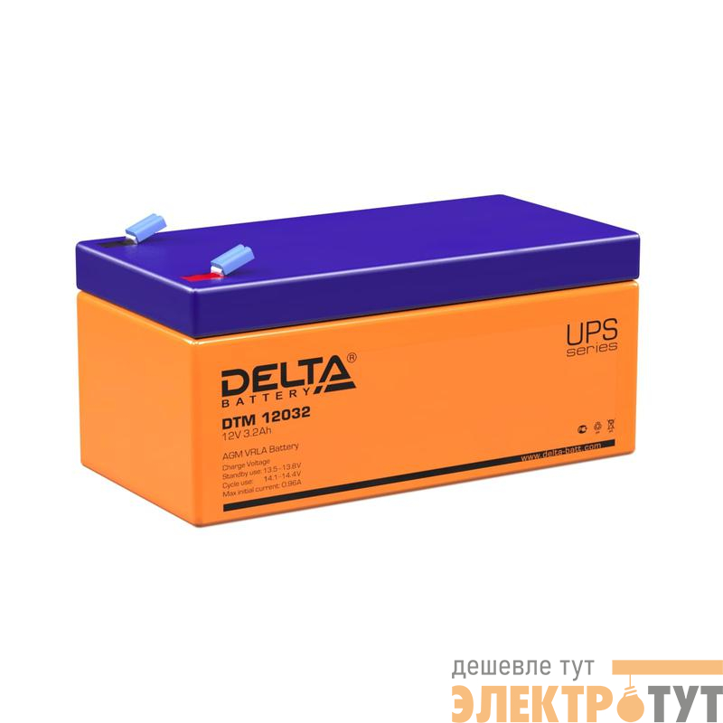 Аккумулятор UPS 12В 3.2А.ч Delta DTM 12032