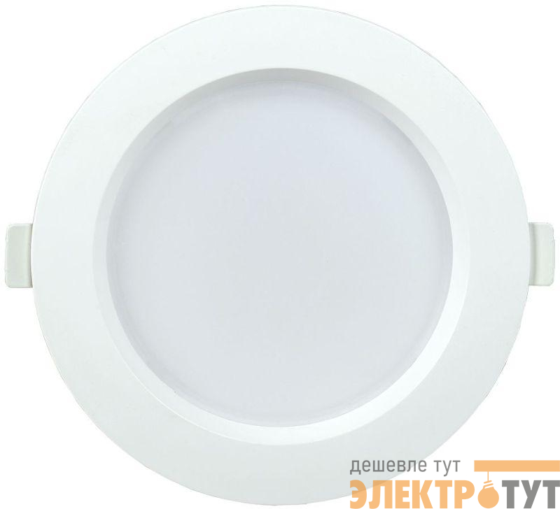 Светильник светодиодный ДВО 1701 9Вт 4000К IP40 встраив. круг бел. IEK LDVO0-1701-09-4000-K01