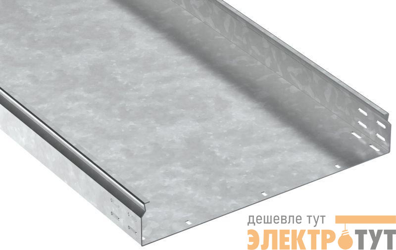 Лоток листовой неперфорир. 80х500 L2000 сталь 2.0мм HDZ ESCA 7 IEK CLN10-080-500-200-2-HDZ