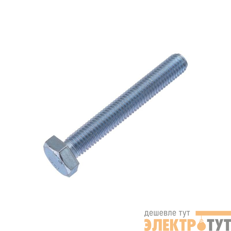 Болт с шестигранной головкой М6х35 DIN 933 класс прочн. 5.8 оцинк. пакет (уп.100шт) СТРОЙМЕТИЗ UTORM3011258