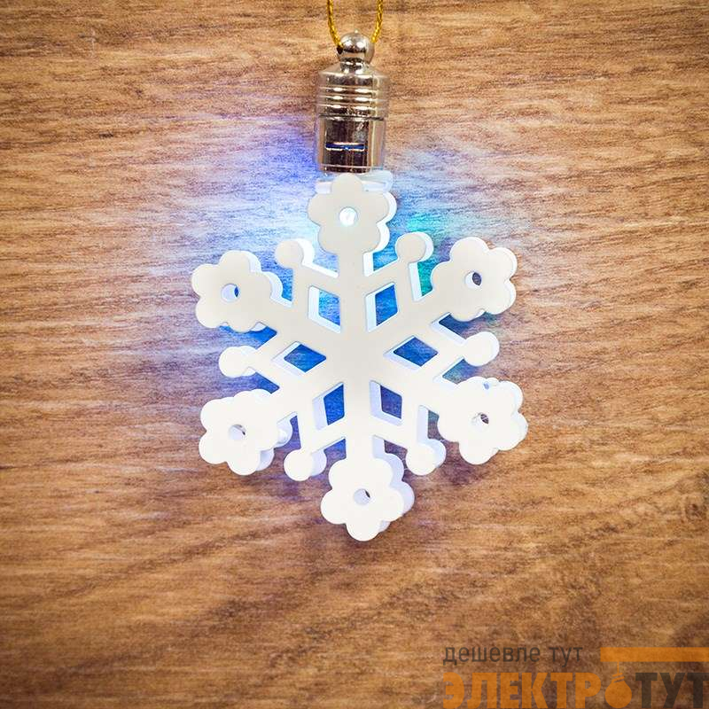 Фигура светодиодная подвесная "Снежинка" 6х6см Neon-Night 501-097