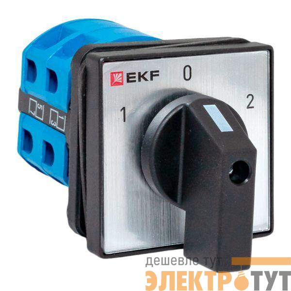 Переключатель кулачковый ПК-1-22 2п 25А "1-0-2" IP65 EKF pk-1-22-25-65