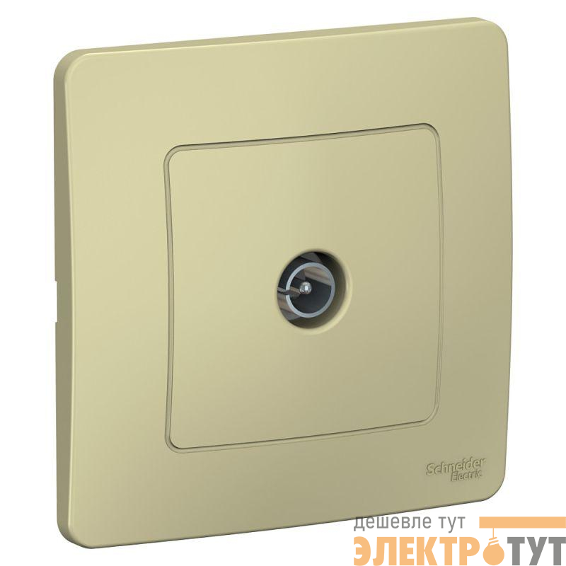 Розетка телевизионная TV СП Blanca коннектор беж. SE BLNTS000017