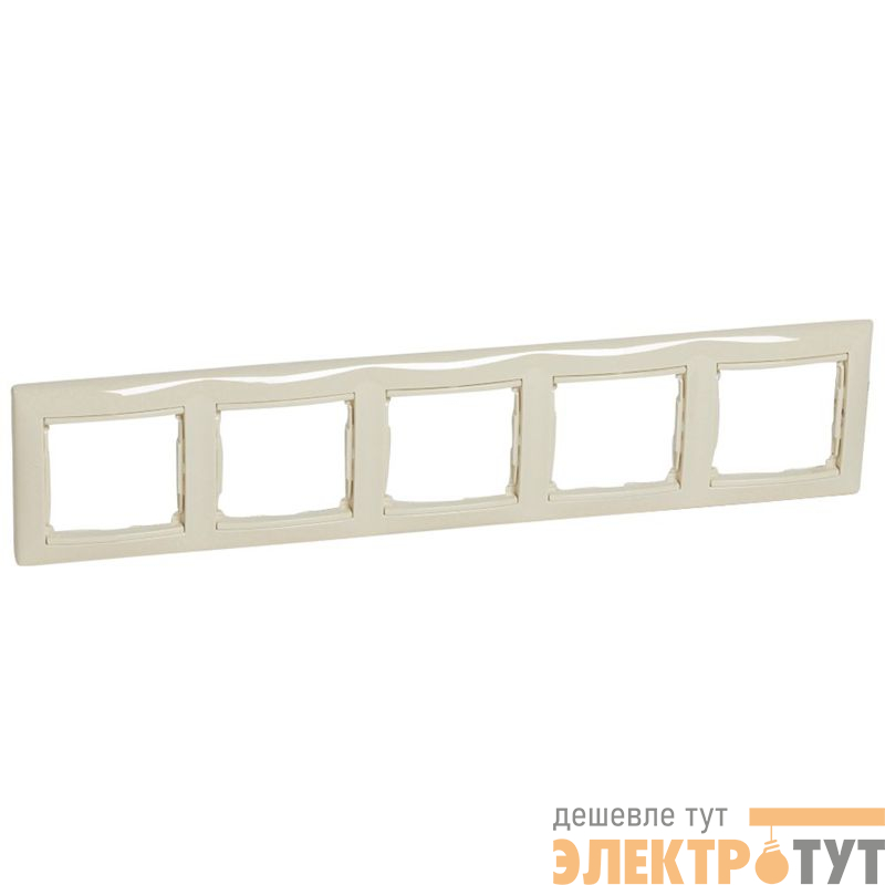 Рамка 5-м СП Valena IP20 горизонт. сл. кость (DIY-упак.) IEK 696743