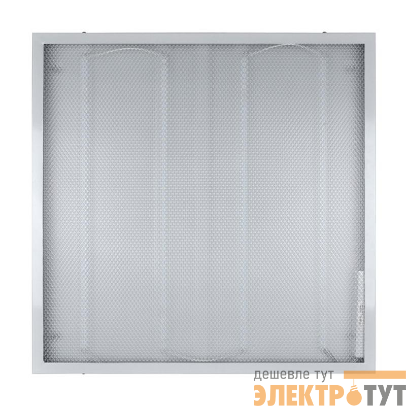 Светильник светодиодный потолочный универсальный ULP-Q105 6060-36Вт/4000К WHITE бел. свет (4000К) рассеиватель "призма" встроенный и/п корпус бел. ТМ Volpe UL-00011771