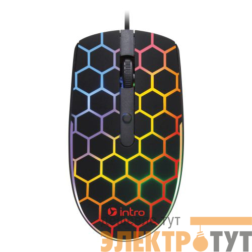 Мышь MG278 игровая проводная 800-3600dpi черн. Intro Б0060196