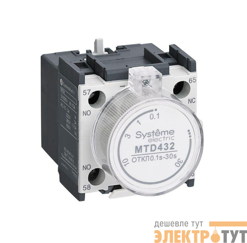 Контакт дополнительный MC1G/E выдел. время откл. 0.1-30с SE MTD432