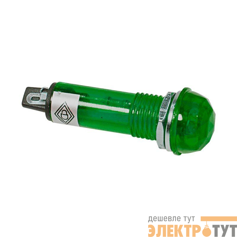 Индикатор граненый d10.2 220В зел. (RWE-205) Rexant 36-4731