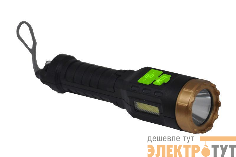 Фонарь аккумуляторный ручной GFL208 8Вт 150лм Li-ion 800мА.ч LED GAUSS GF208