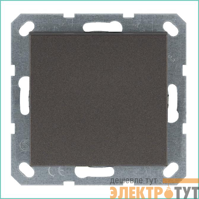 Выключатель 1-кл. 10А IP20 механизм мокко Jasmart G3011Z