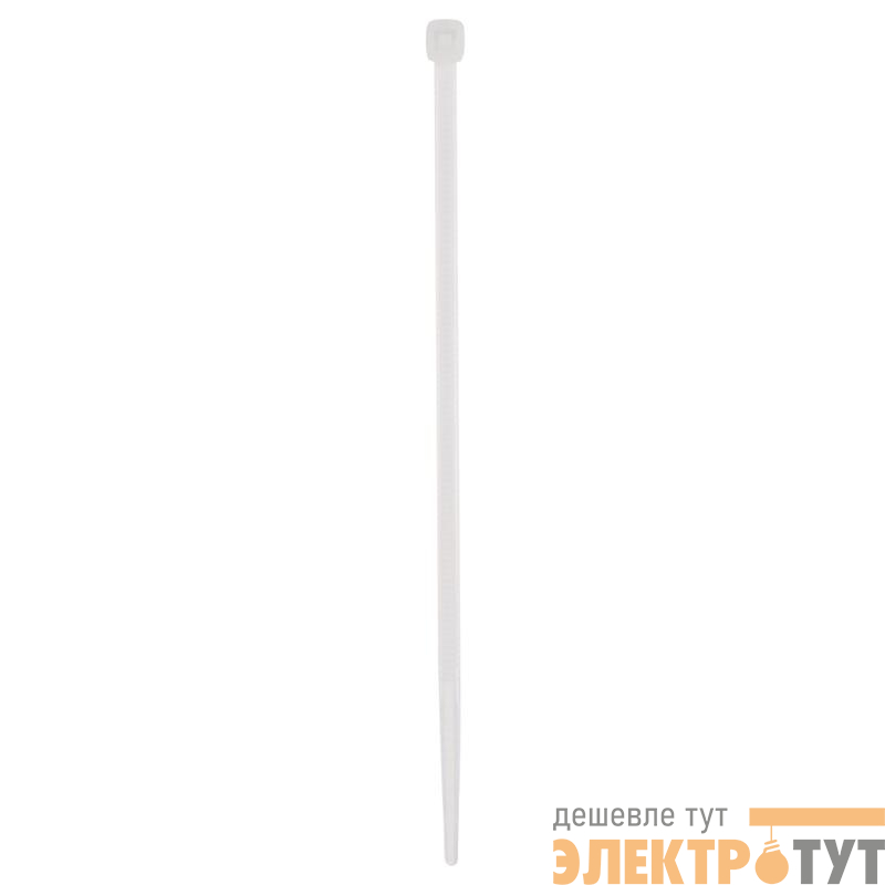 Хомут кабельный (стяжка) PCT 2.5х100-100WH 2.5х100 PA6.6 бел. (уп.100шт) JazzWay 5053526