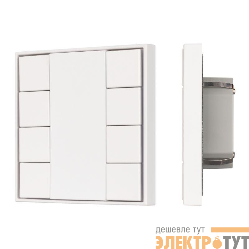 Панель кнопочная KNX-301-22-8-SH-IN White (BUS Frame) (IP20 пластик) INTELLIGENT ARLIGHT 037723