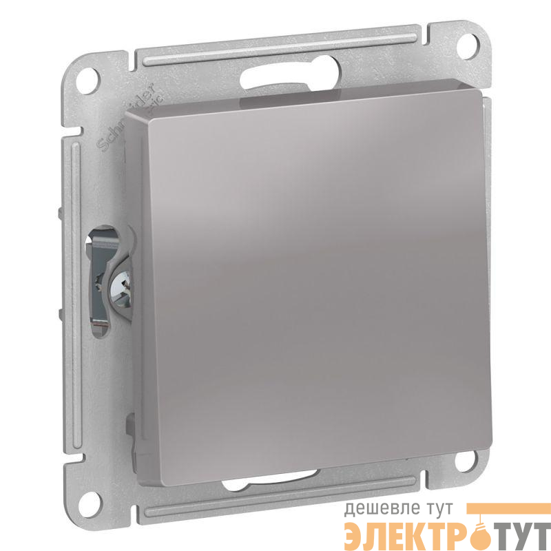 Переключатель перекрестный 1-кл. СП AtlasDesign 10А IP20 (сх. 7) 10AX механизм алюм. SE ATN000371