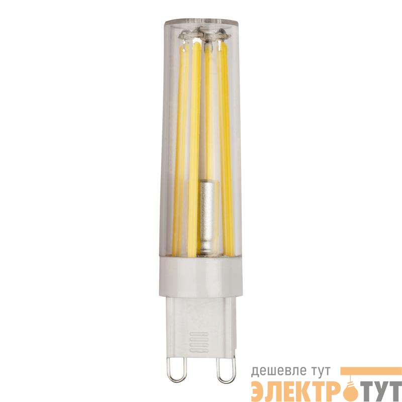 Лампа светодиодная филаментная PLED-G9 PRO 8Вт 4000К 680лм 230В d16.5х70мм без пульсации JazzWay 5062702