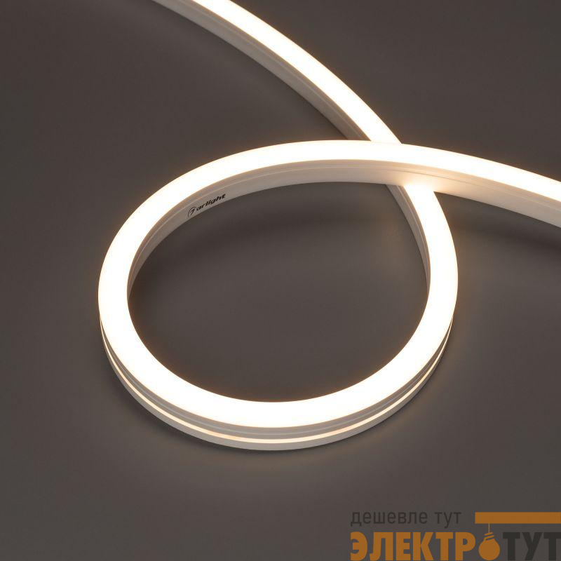 Лента светодиодная MOONLIGHT-SIDE-A140-12x17mm 24V Warm 3000К 9.6Вт/м IP67 wire x2 боков. вывод кабеля герметичная (уп.5м) Arlight 042784