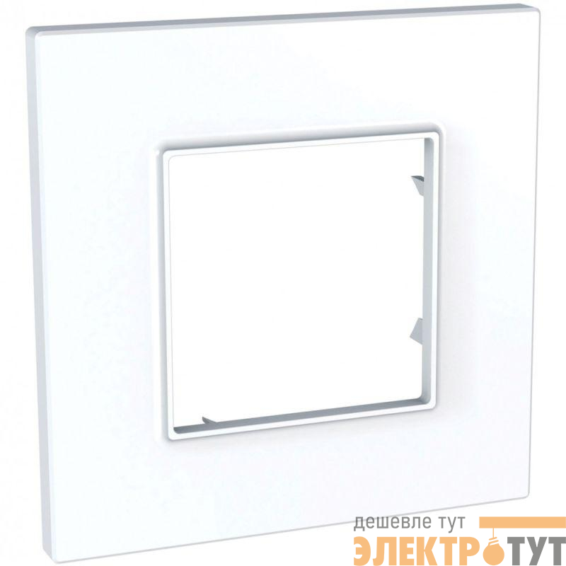 Рамка 1-м Unica quadro бел. SchE MGU2.702.18