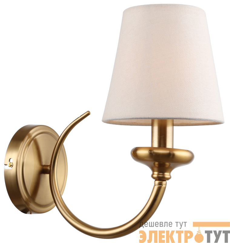 Бра Carissa 2073-401 настенный 1хE14 40Вт классика Rivoli Б0055525