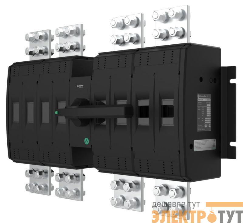 Выключатель-разъединитель SYSTEMEPACT SD1250 4п 800А рукоятка фронт. центр (зак. отдельно) SE SSD12504MF0800