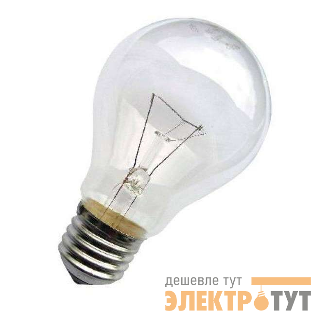 Лампа накаливания Б 95Вт E27 230В (верс.) Лисма 305000200\305003100 изображение