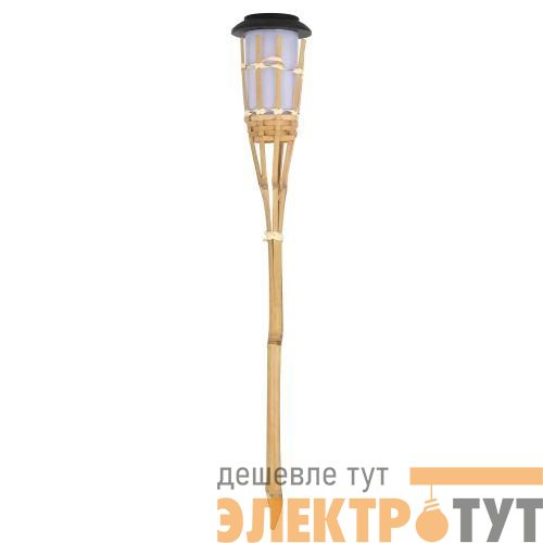 Светильник светодиодный садовый ERASF22-24 "Факел бамбук" 56см уличный на солнечн. батарее Эра Б0053382