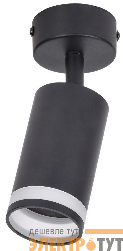 Светильник 4006 GU10 настенно-потолочный черн. IEK LT-USB0-4006-GU10-1-K02