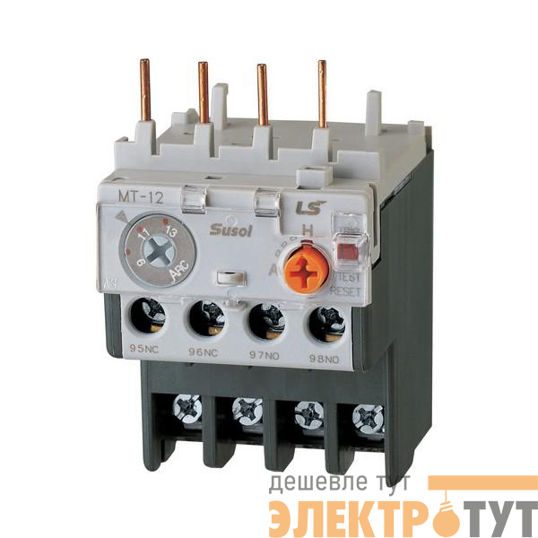 Реле защиты от перегрузки Metasol MT-12/3H 3.3А 2.5~4А SCREW LS Electric 1319000800