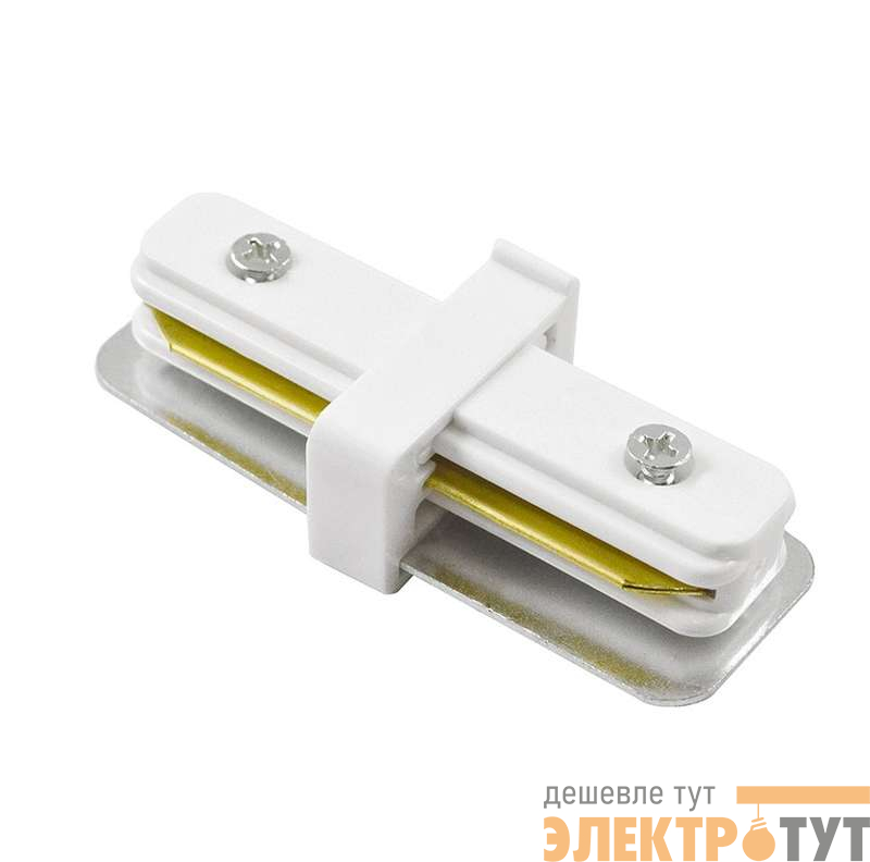 Коннектор I-образный PTR CI-WH накладной/подвесной шинопровод бел. JazzWay 5010765