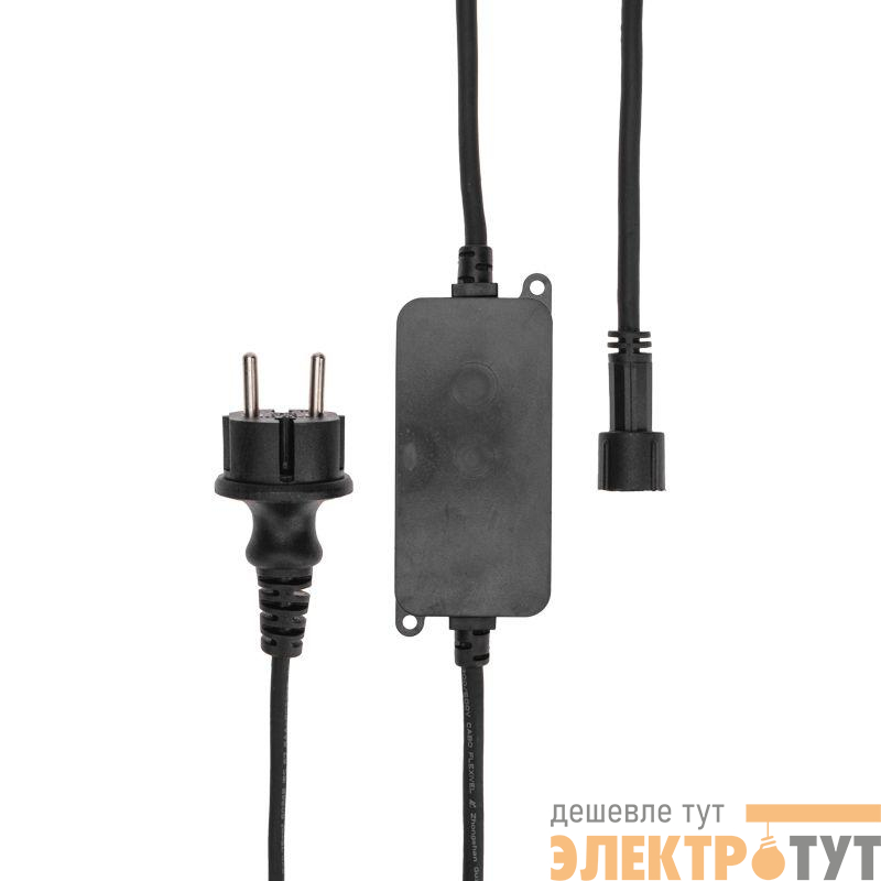 Контроллер для гирлянд Сеть и Твинкл с радиопультом черн. Neon-Night 217-204