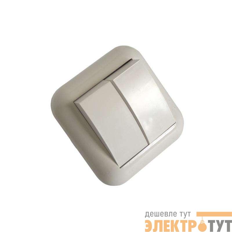 Выключатель 2-кл. СП 6А бел. БЕЛТИЗ С56-124