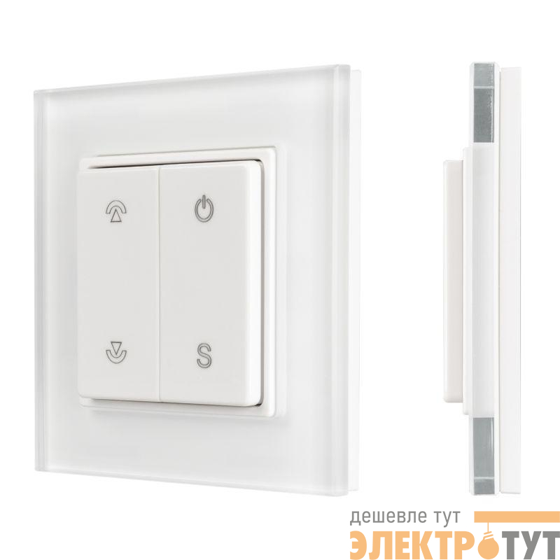Панель SMART-P47-DIM-G-SUF (3В 1 зона Knob 2.4G) (стекло) Arlight 032983
